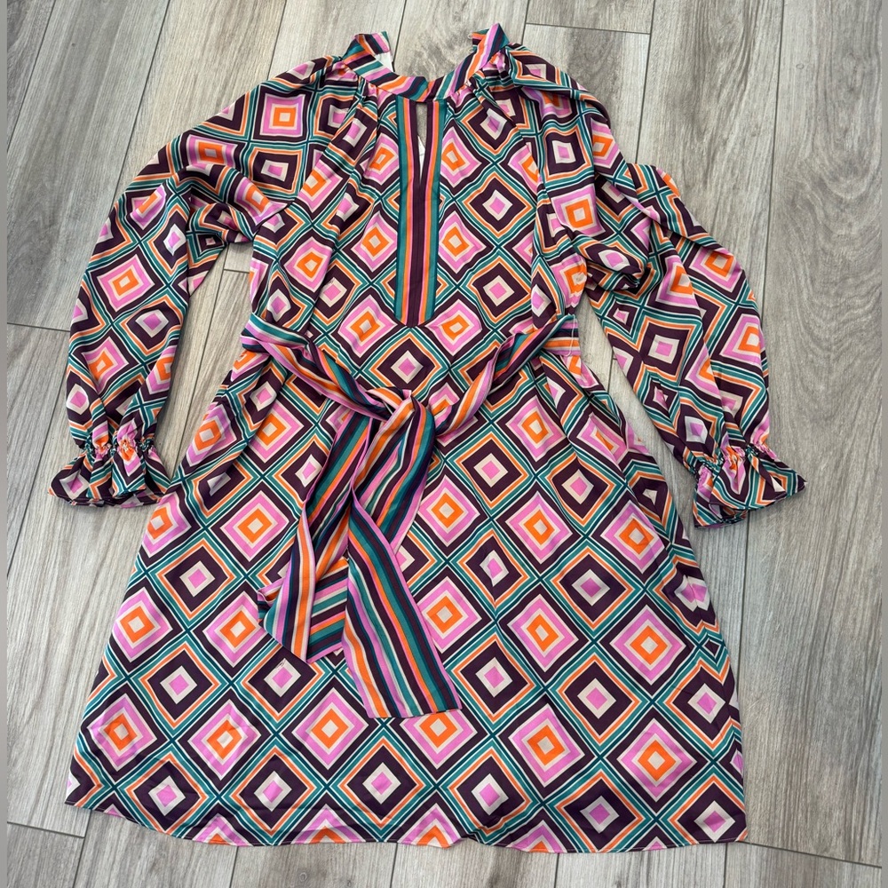 NWT Trina Turk SUNBURST DRESS size XL